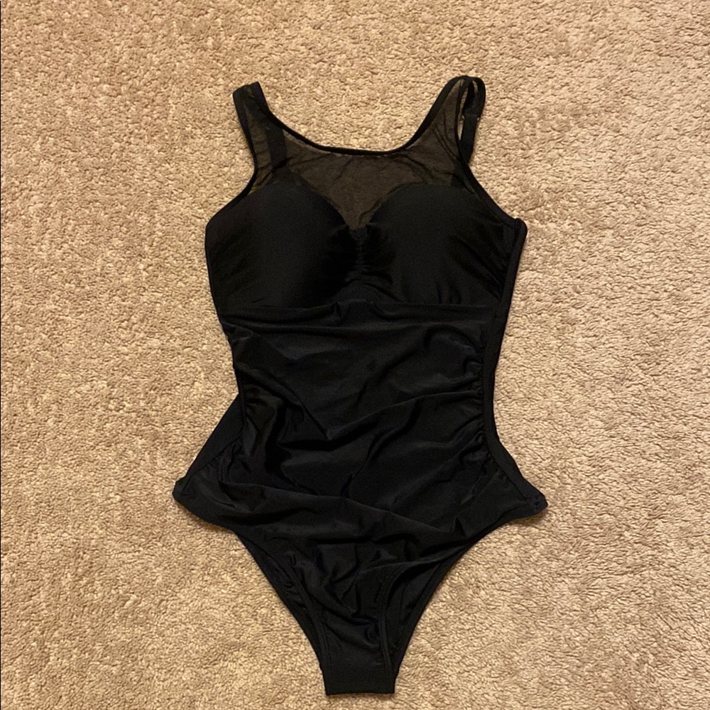 Cupshe Black One Piece Swimsuit Timeless Design